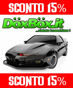 Kitt radiocomandato ancora dentro la scatola dopo l'arrivo dalla DoxBox.it