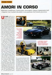 Replica di Kitt sulla rivista Quattroruote