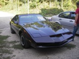 Sansepolcro con la sua fiammante replica di Kitt Supercar appena lavata e lucidata in provincia di Arezzo Toscana